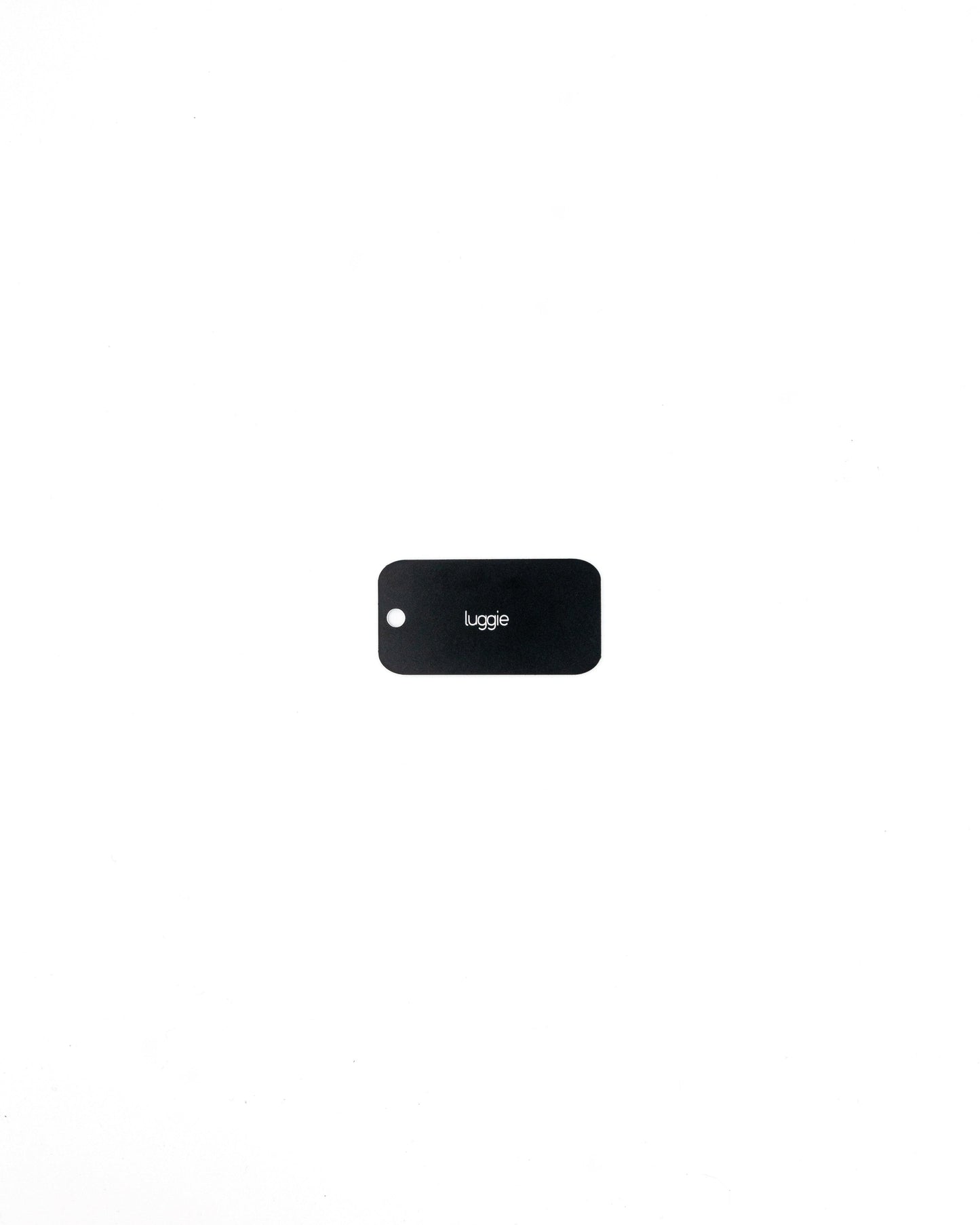 plastic key tag back travel accessory black