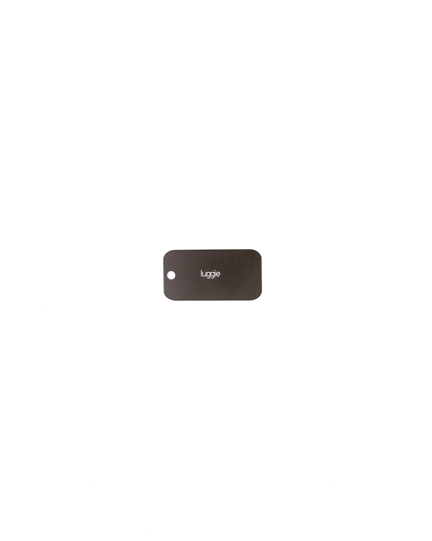 plastic key tag back travel accessory chocolate