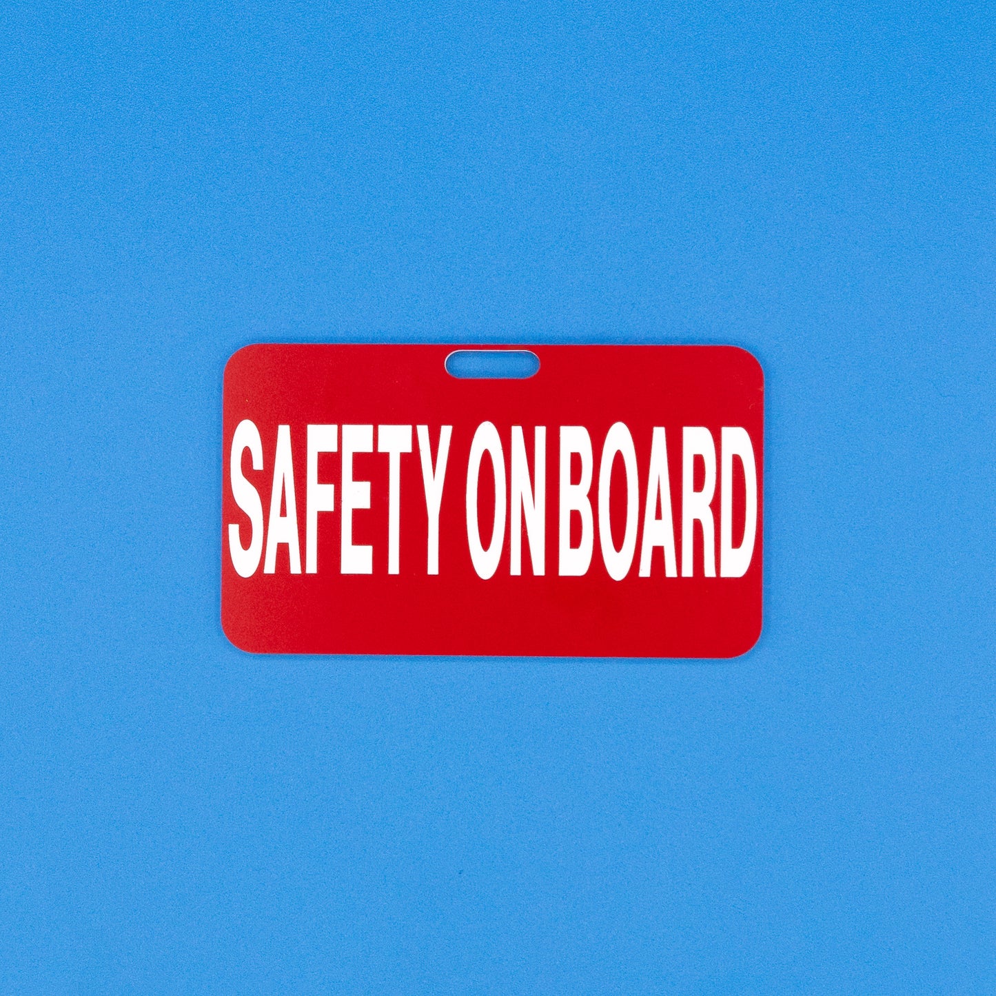 Safety on Board Luggage Tag