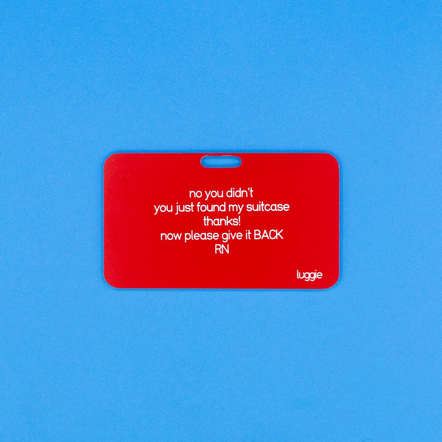 Safety on Board Luggage Tag